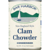 Bar Harbor Clam Chowder, New England Style, Condensed, 15 Ounce