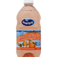 Ocean Spray Juice Drink, White Cran-Peach, 64 Ounce