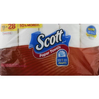 Scott Paper Towels, Choose-A-Sheet, Mega Rolls, One-Ply, 15 Each