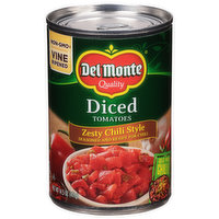 Del Monte Tomatoes, Zesty Chili Style, Diced, 14.5 Ounce