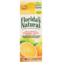 Florida's Natural Orange Juice, 100% Premium, Most Pulp, 52 Fluid ounce