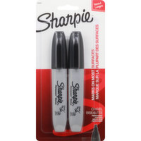 Sharpie Permanent Marker, Chisel, 2 Each