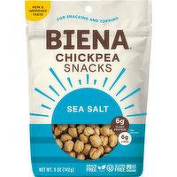 Biena Chickpea Snacks, Sea Salt, 5 Ounce