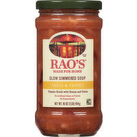 Rao's Soup, Slow Simmered, Pasta & Fagioli, Italian Style, 16 Ounce