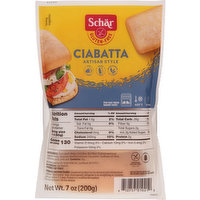 Schar Ciabatta, Gluten-Free, Artisan Style, 7 Ounce