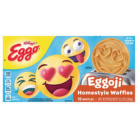 Eggo Waffles, Eggoji, Homestyle, 10 Each