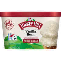 Turkey Hill Ice Cream, Premium, Vanilla Bean, 1.44 Quart