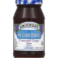 Smucker's Jam, Sugar Free, Concord Grape, 12.75 Ounce