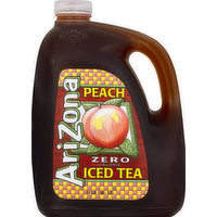AriZona Iced Tea, Zero Calorie, Peach, 128 Ounce
