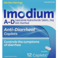 Imodium Anti-Diarrheal, Caplets, 12 Each