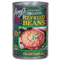 Amy's Refried Beans, Organic, Traditional, 15.4 Ounce