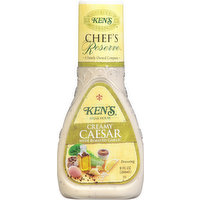 Ken's Steak House Dressing, Creamy Caesar with Roasted Garlic, 9 Fluid ounce