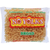 No Yolks Egg White Pasta, Broad, 12 Ounce