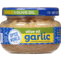 Spice World Garlic, Olive Oil, Minced, 4.5 Ounce