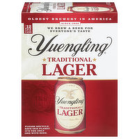 Yuengling Beer, Traditional Lager, 12 Pack, 12 Each