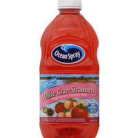 Ocean Spray Juice Drink, White Cran-Strawberry, 64 Ounce