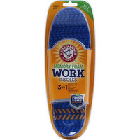 Arm & Hammer Insoles, Work, Memory Foam, Men's 8-13, 1 Each