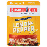 Bumble Bee Tuna, Lemon & Pepper, Wild Caught, 2.5 Ounce