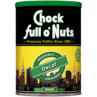 Chock Full O Nuts Heavenly Original Decaf Medium Roast Ground Coffee, 11 Ounce