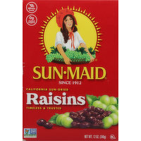 Sun-Maid Raisins, Sun-Dried, California, 12 Ounce