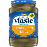 Vlasic Pickles, Bread & Butter Chips, 24 Fluid ounce