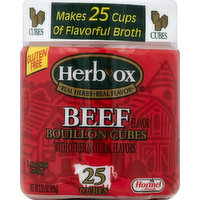 Herb-Ox Bouillon Cubes, Beef Flavor, 25 Each