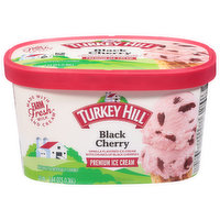 Turkey Hill Ice Cream, Premium, Black Cherry, 1.44 Quart