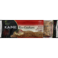 KA-ME Rice Crackers, Black Sesame and Soy Sauce, 3.5 Ounce