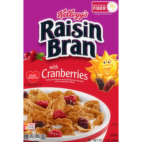 Raisin Bran Cereal, with Cranberries, 14 Ounce