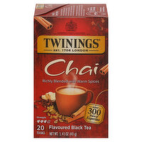 Twinings of London Chai Tea Bags, 20 count, 1.41 oz, 20 Each