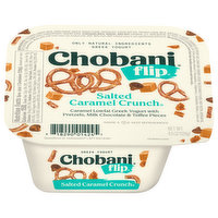 Chobani Yogurt, Greek, Salted Caramel Crunch, 4.5 Ounce