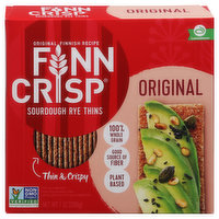 Finn Crisp Sourdough Rye Thins, Original, Thin & Crispy, 7 Ounce