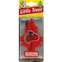 Little Trees Air Fresheners, Wild Cherry, 3 Each