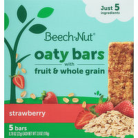 Beech-Nut Oaty Bars, Strawberry, 5 Each