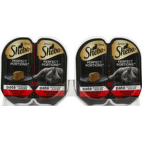 Sheba Cat Food, Premium, Tender Beef Entree, Pate, 2 Each