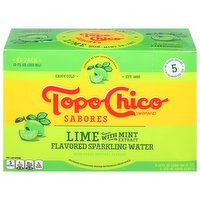 Topo Chico Sparkling Water, Lime, 8 Each