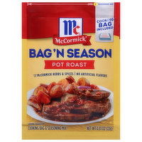 McCormick Cooking Bag & Seasoning Mix, Bag 'N Season, Pot Roast, 0.81 Ounce