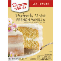 Duncan Hines Cake Mix, French Vanilla, Perfectly Moist, 15.25 Ounce