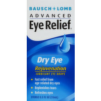 Bausch + Lomb Lubricant Eye Drops, Rejuvenations, Dry Eye, 0.5 Ounce