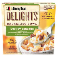 Jimmy Dean Breakfast Bowl, Turkey Sausage, 7 Ounce