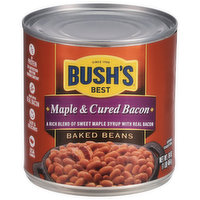 Bush's Best Baked Beans, Maple & Cured Bacon, 16 Ounce