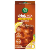 Food Club Drink Mix, Low Calorie, Lemon Iced Tea, 6 Each
