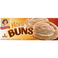 Little Debbie Buns, Honey, 6 Pack, 6 Each