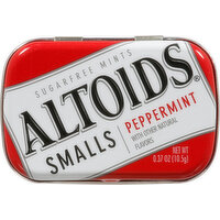 Altoids Mints, Sugarfree, Peppermint, Smalls, 0.37 Ounce