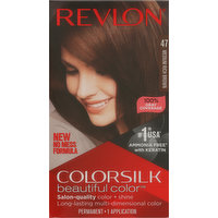 Revlon Permanent Hair Color, Medium Rich Brown 47, 1 Each