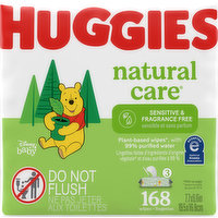 Huggies Wipes, Sensitive & Fragrance Free, Disney Baby, 168 Each