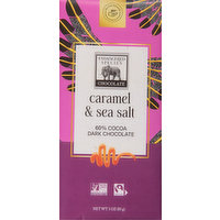 Endangered Species Dark Chocolate, Caramel & Sea Salt, 60% Cocoa, 3 Ounce