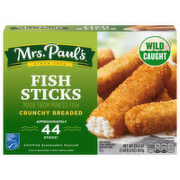 Mrs. Paul's Fish Sticks, Crunchy Breaded, 44 Each