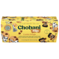 Chobani Yogurt, Greek, Cookie Dough, Value 4 Pack, 4 Each