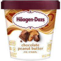 Haagen-Dazs Ice Cream, Chocolate Peanut Butter, 14 Fluid ounce